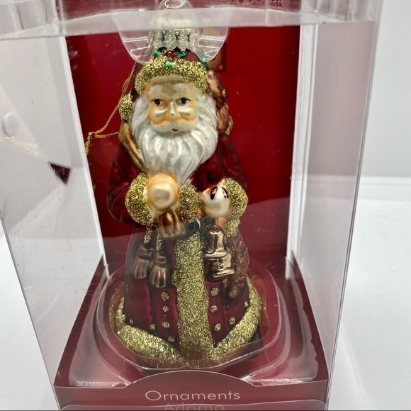 HOLIDAY Living St. Nicholas Santa Claus Christmas Tree Ornament 5" New In Box - Picture 2 of 4
